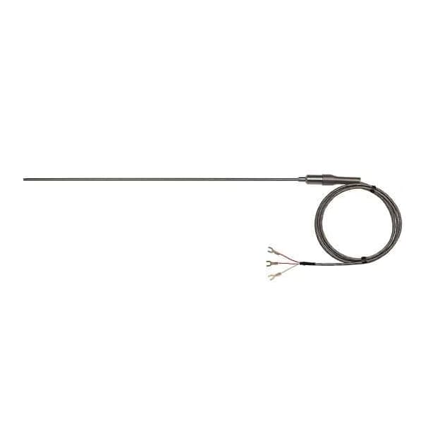 RTD Probe, 9" L, Spd Lugs, .125" Dia, 4f